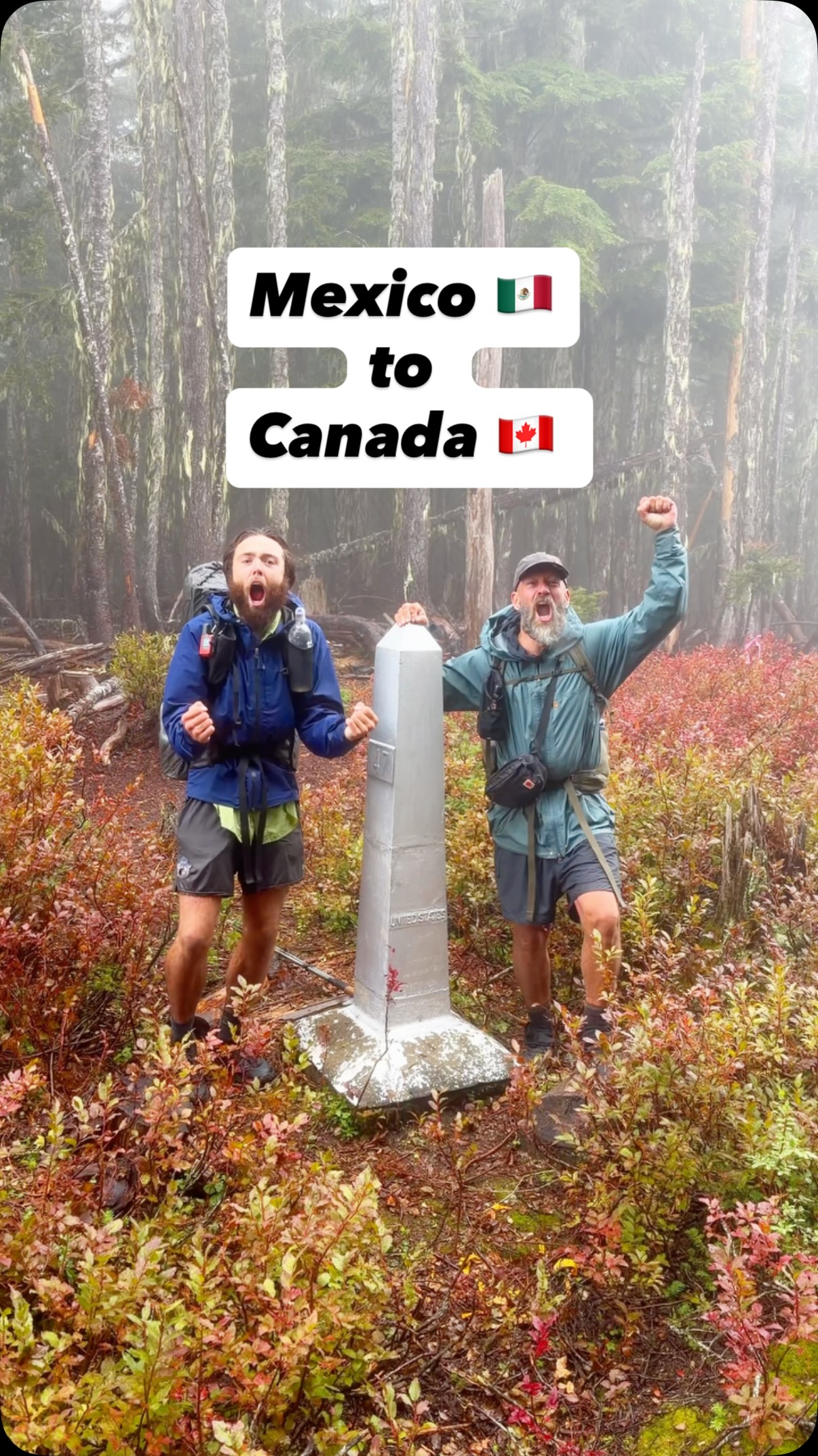 Jay completing the Pacific Crest Trail